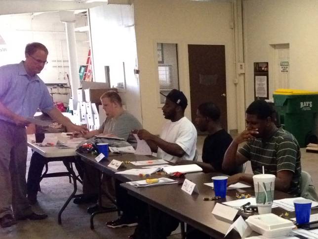 Service training employees
