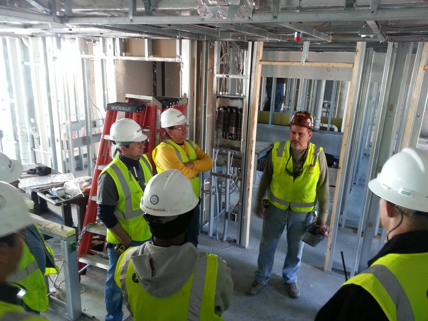 Florida training class in work area