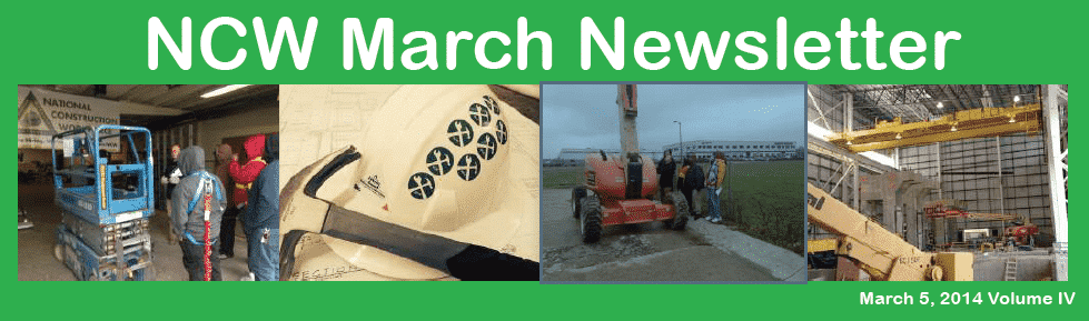 NCW March newsletter header