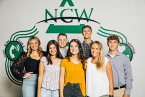 2022 summer class of interns pose together during their first week at NCW.