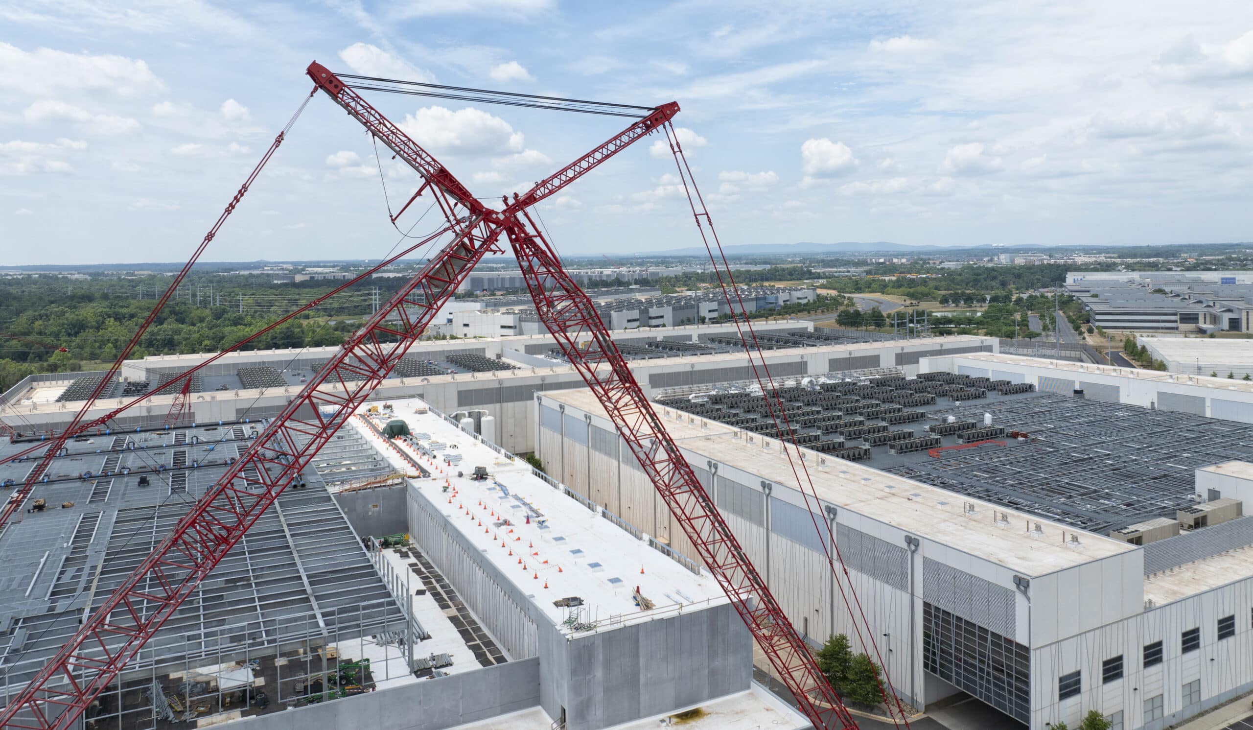 data center aerial view